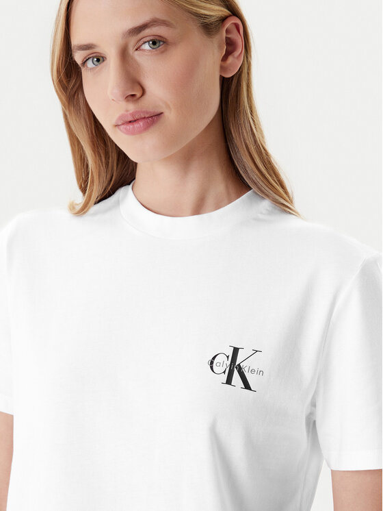 Calvin Klein Jeans Calvin Klein Jeans Súprava tričiek LV047C905G Biela Regular Fit
