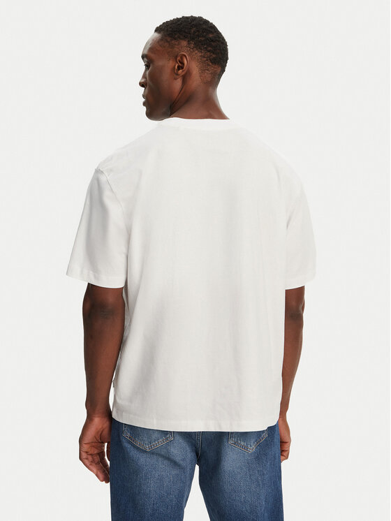 Guess Jeans Guess Jeans Tricou M4YI46 K8FQ4 Alb Regular Fit