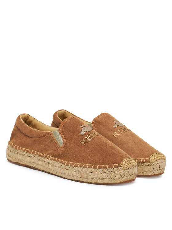 REPLAY REPLAY Espadryle GWF22 .000.C0086T Beżowy