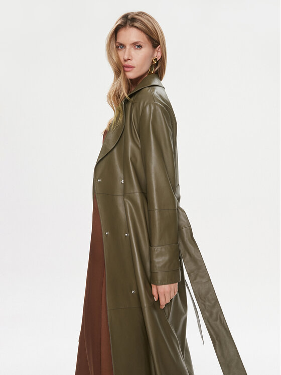 BOSS Boss Демісезонний плащ Sofiane 50505512 Коричневий Relaxed Fit