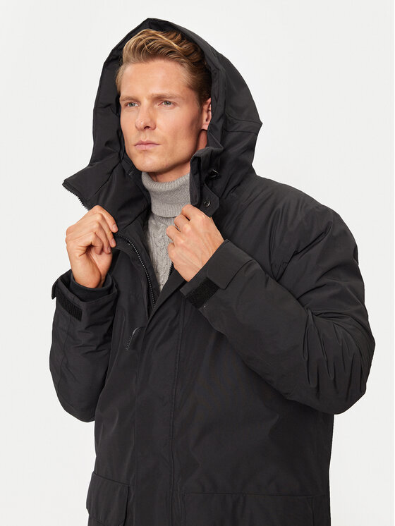 Didriksons Didriksons Куртка парка Danny 505802 Чорний Regular Fit