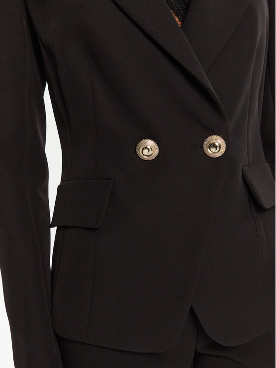 Rinascimento Rinascimento Σακάκι CFC0126221003 Μαύρο Slim Fit