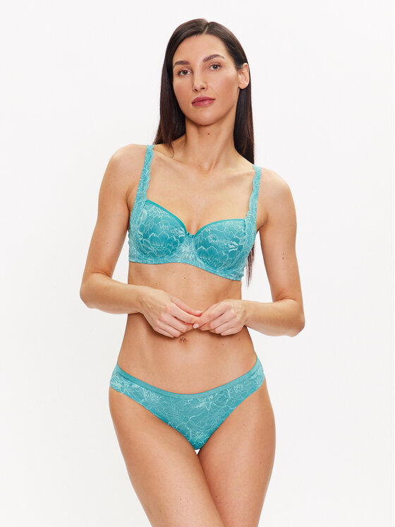 Triumph Triumph Biustonosz z fiszbiną Amourette Charm 10214460 Zielony