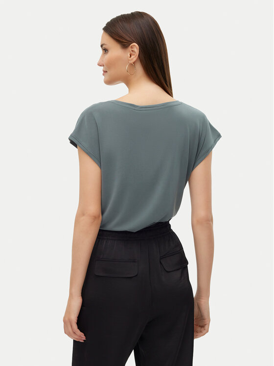 Vero Moda Vero Moda T-Shirt Filli 10247666 Zielony Relaxed Fit