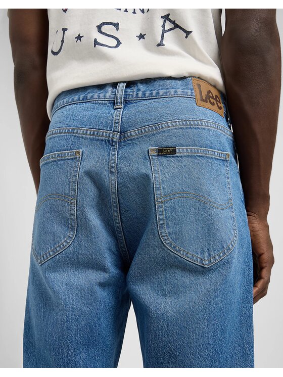 Lee Lee Jeansy ASHER Niebieski Loose Fit