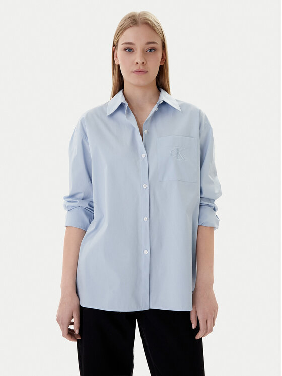 Calvin Klein Jeans Calvin Klein Jeans Košile LV047C143G Šedá Relaxed Fit