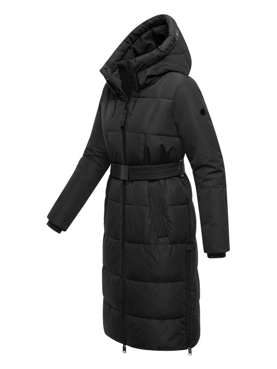 Navahoo Navahoo Kurtka zimowa Herbstnebel Czarny Regular Fit