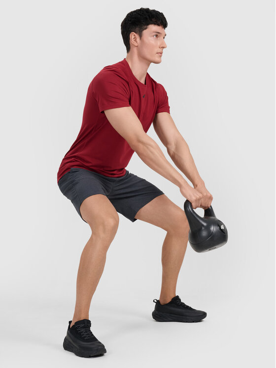4F 4F Szorty sportowe MULTI ACTIVE Szary ciemny Regular Fit