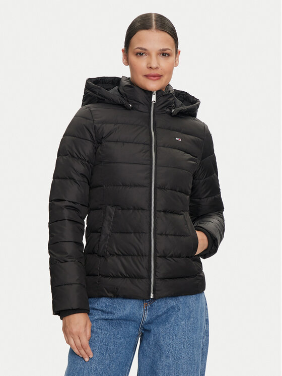 Kurtka zimowa Tommy Jeans, Rozmiar XXS, Czarna, Basic DW0DW18311