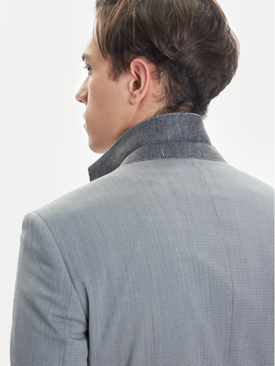 BOSS BOSS Garnitur H-Huge 50546087 Szary Slim Fit