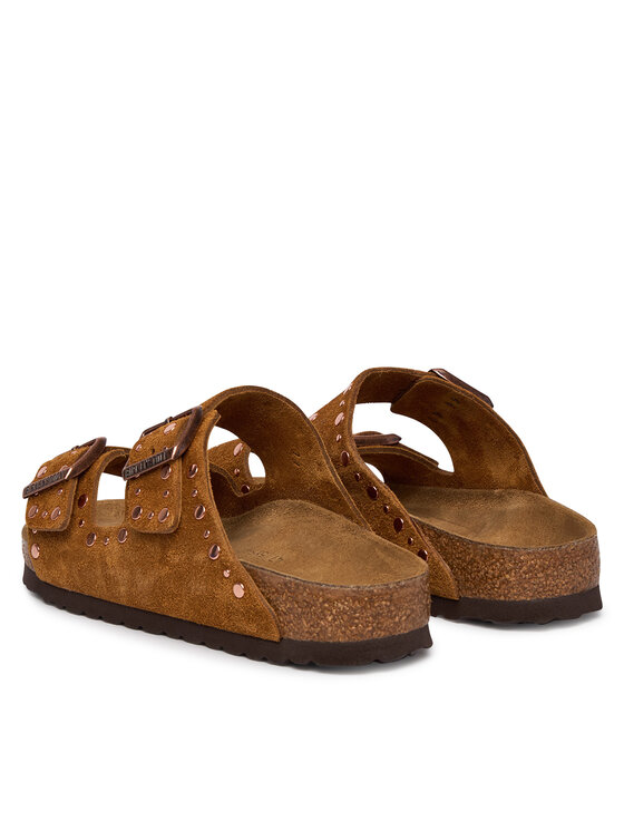 Birkenstock Birkenstock Klapki Arizona Rivet 1031731 Brązowy