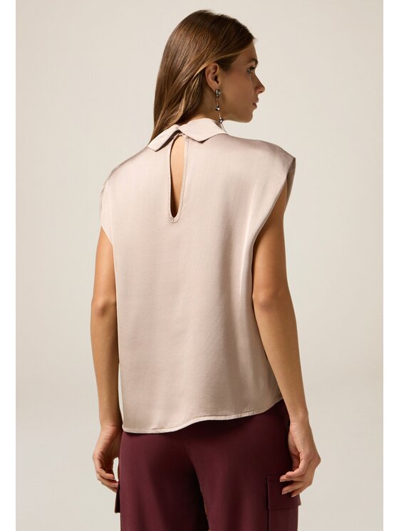 Oltre Oltre Blusa 2040J000805N006 Rosa Baggy Fit