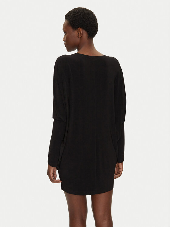 NORMA KAMALI NORMA KAMALI Коктейлна рокля KK4243PLG66001 Черен Regular Fit