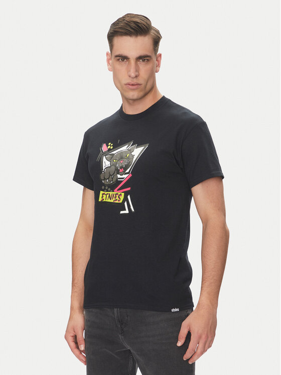 Etnies Etnies T-Shirt Puma 4130004126 Czarny Regular Fit