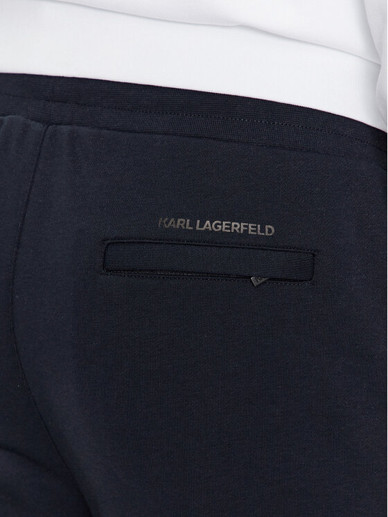 KARL LAGERFELD KARL LAGERFELD Sportovní kraťasy 705897 500900 Tmavomodrá Regular Fit