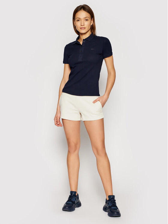 Lacoste Lacoste Polo marškinėliai PF5462 Tamsiai mėlyna Slim Fit