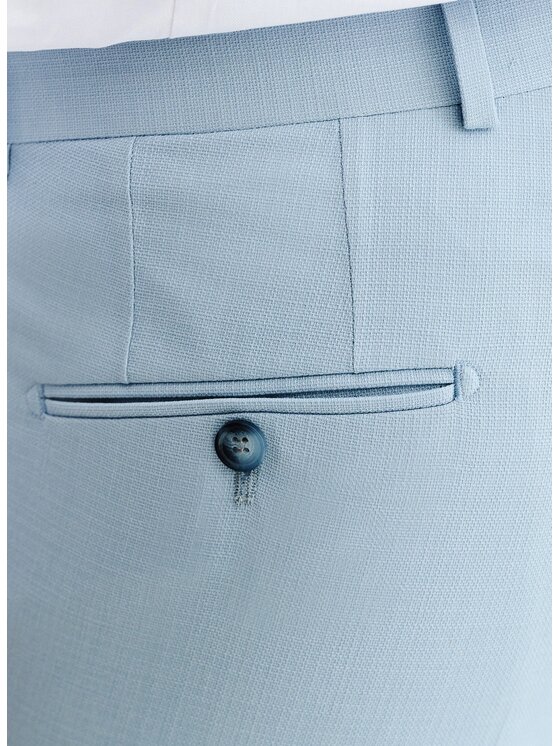 Pako Lorente Pako Lorente Spodnie garniturowe P25SF-6G-027 Niebieski Slim Fit