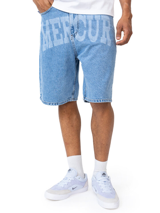 Mercur Mercur Szorty jeansowe Loose Box Niebieski Baggy Fit