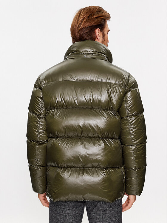 Hetregó Hetregó Daunenjacke Justin 8K562 Grün Regular Fit
