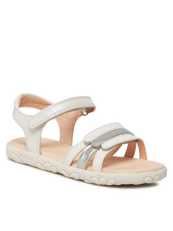 Geox Geox Sandale J Sandal Haiti Girl J458ZD 000NF C0459 D Bijela
