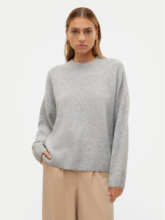 Vero Moda Vero Moda Džemper Boom 10320463 Siva Loose Fit