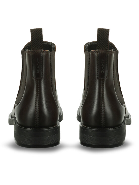 Gant Gant Kotníková obuv s elastickým prvkem 29651754 Hnědá