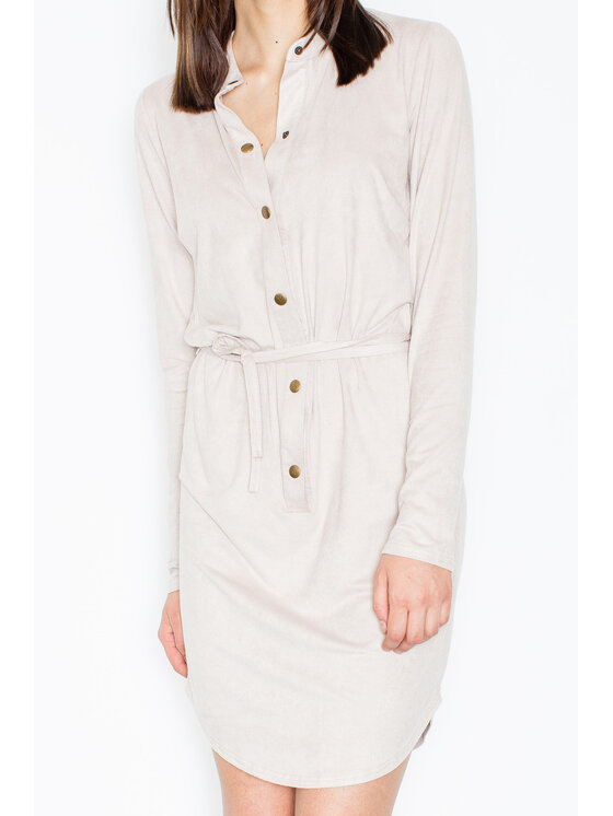 FIGL FIGLFIGL Vestito M454 Beige Regular Fit