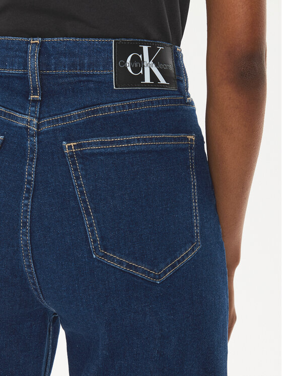 Calvin Klein Jeans Calvin Klein Jeans Jeans hlače J20J223659 Mornarsko modra Straight Fit