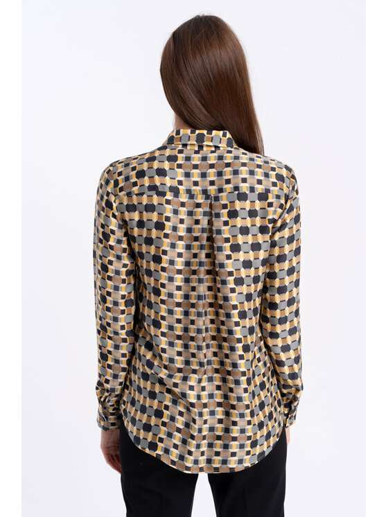 CLICK CLICK Košile 10-6936 Barevná Regular Fit