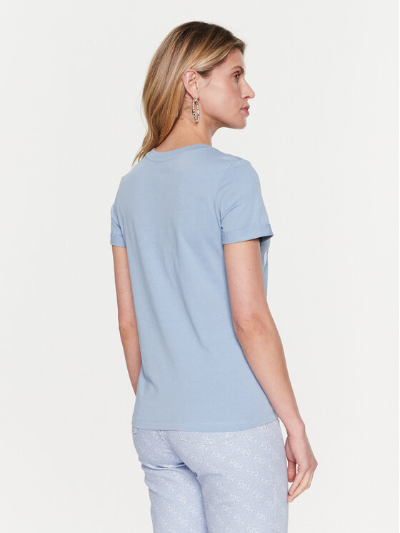 Guess Guess Тишърт Aurelia W3RI26 JA914 Син Regular Fit