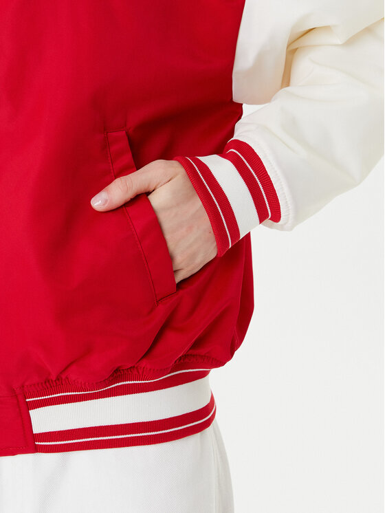 Guess Jeans Guess Jeans Bomber dzseki W5YL15 WHAA2 Piros Regular Fit