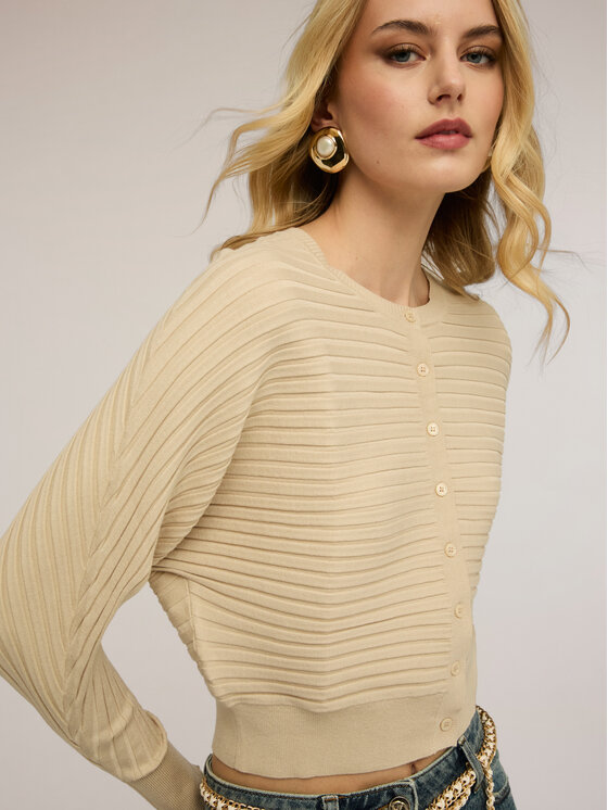 Motivi Motivi Maglione M077W003766N002 Crema Regular Fit