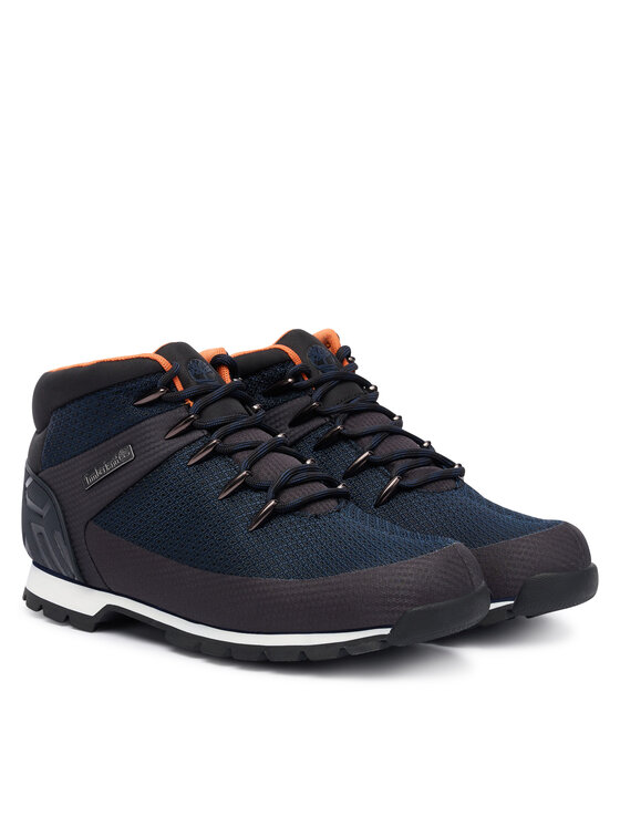 Timberland Timberland Šnurovacia obuv Euro Sprint Fabric Wp TB1A1QKA0191 Tmavomodrá