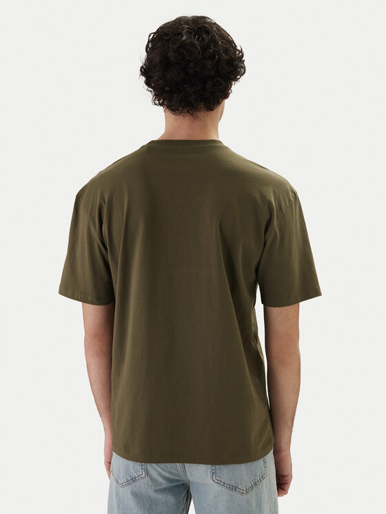 Guess Guess Marškinėliai F6GI11 K8HM4 Chaki Regular Fit