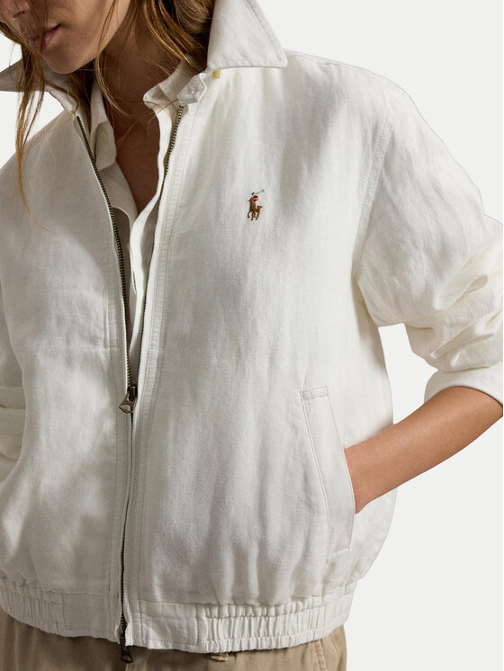 Polo Ralph Lauren Polo Ralph Lauren Kevad-sügis jope 211938915007 Valge Relaxed Fit