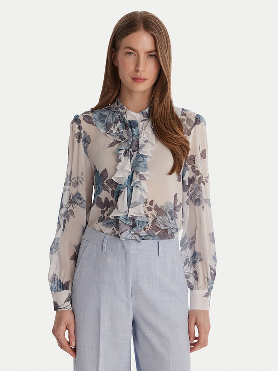 Marella Marella Πουκάμισο Canapa 2613111151 Γαλάζιο Relaxed Fit