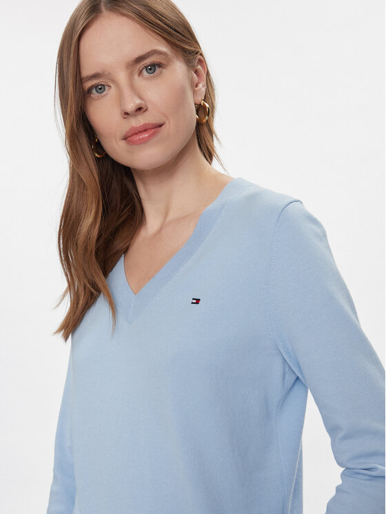 Tommy hilfiger baby blue hot sale jumper