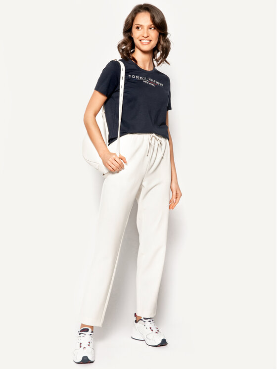 Tommy Hilfiger Tommy Hilfiger Marškinėliai Christa WW0WW25603 Tamsiai mėlyna Regular Fit