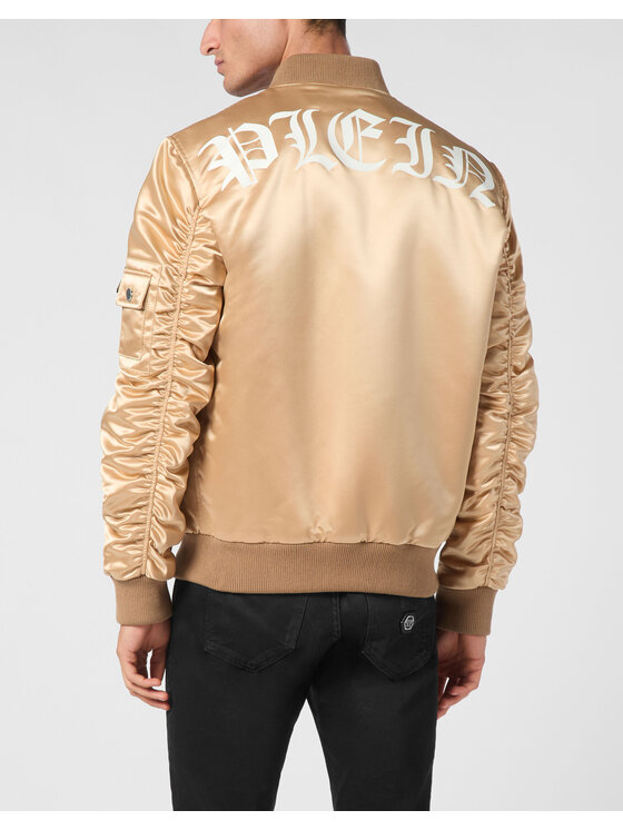 PHILIPP PLEIN PHILIPP PLEIN Bunda bomber 9479 Béžová Regular Fit