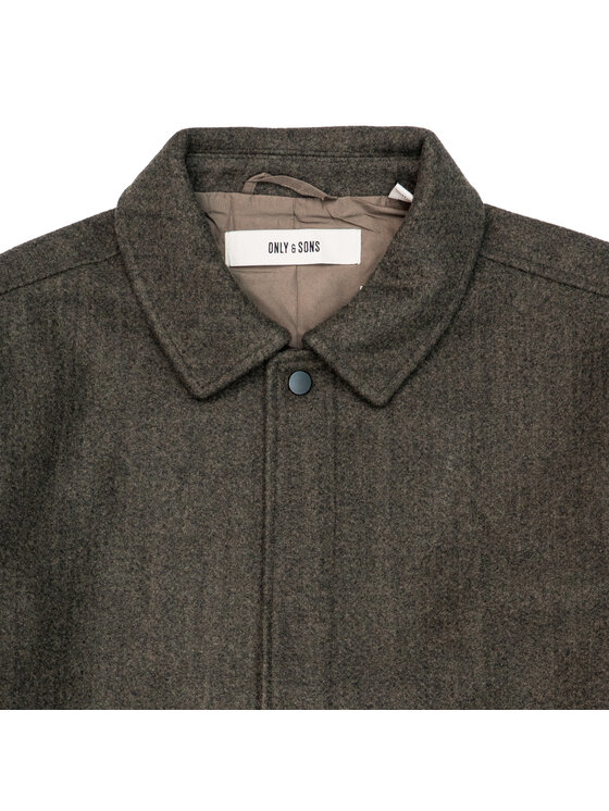 Only & Sons Only & Sons Cappotto 22025735 Verde Regular Fit