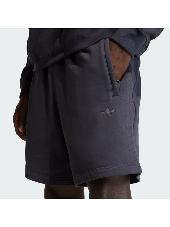 adidas adidas Szorty materiałowe 142531 Szary Regular Fit