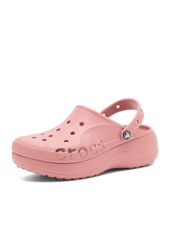 Crocs Crocs Nazouváky BAYA PLATFORM CLOG 208186-682 Růžová