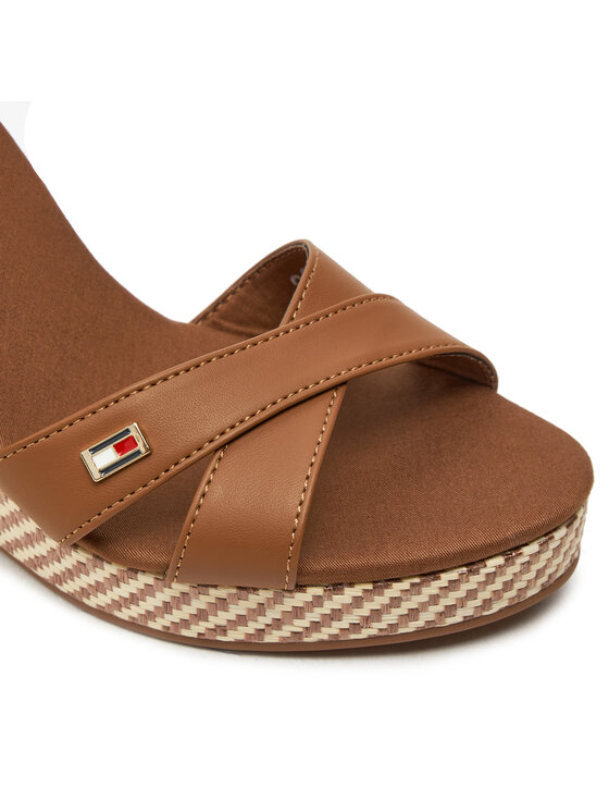 Tommy Hilfiger Tommy Hilfiger Σανδάλια Im Raffia Sandal FW0FW08224 Καφέ