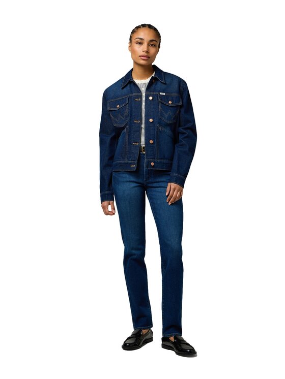Wrangler Wrangler Jeansy 112372998 Granatowy Slim Fit