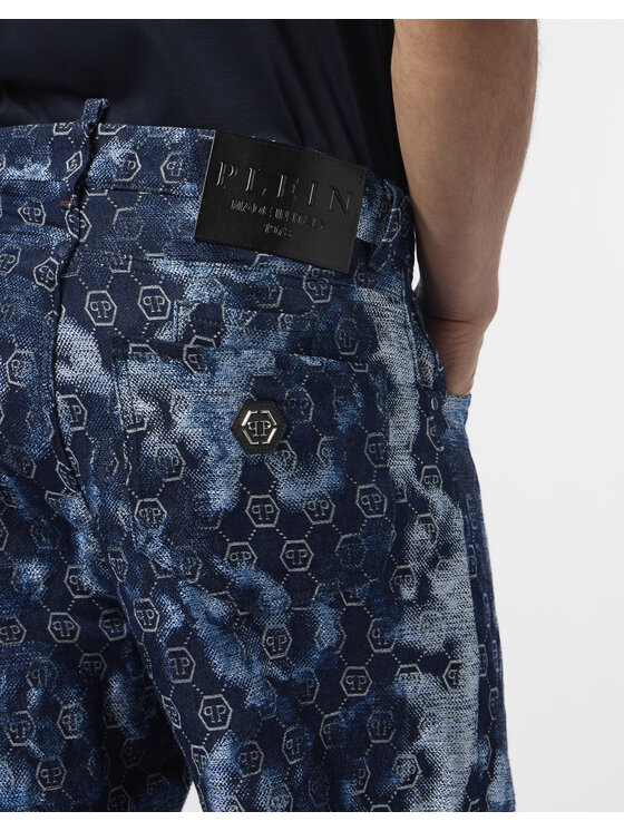 PHILIPP PLEIN PHILIPP PLEIN Jeansy 28998 Granatowy Loose Fit