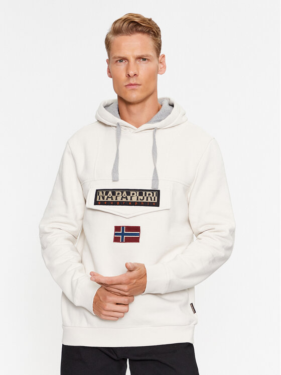 Napapijri Jopa Unisex Burgee Wint2 NP0A4GJD Écru Regular Fit