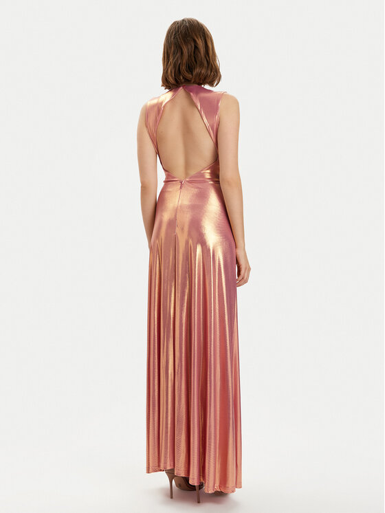 Silvian Heach Silvian Heach Официална рокля GPP24433VE Розов Slim Fit
