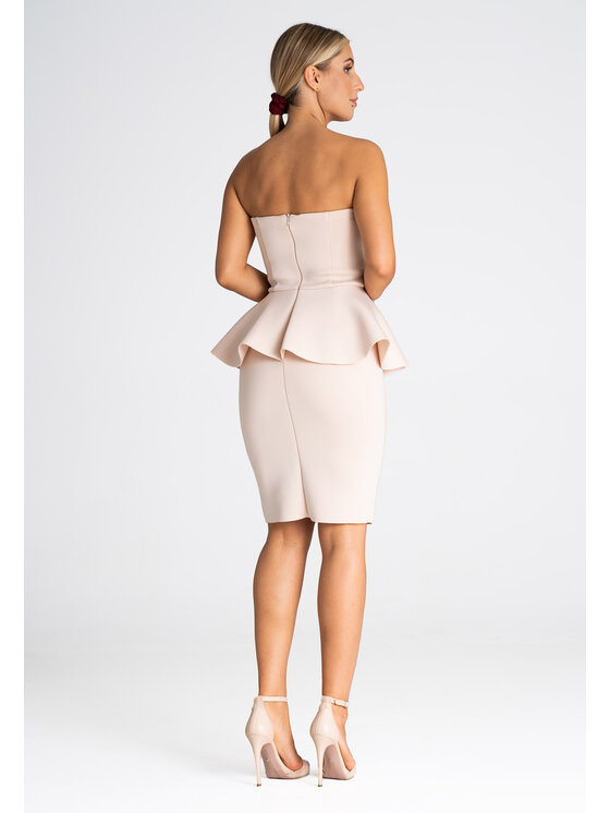 FIGL FIGLFIGL Vestito M976 Beige Regular Fit