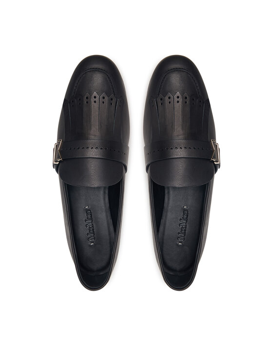 Max Mara Max Mara Loafersy Mxamister 2624526091600 Czarny