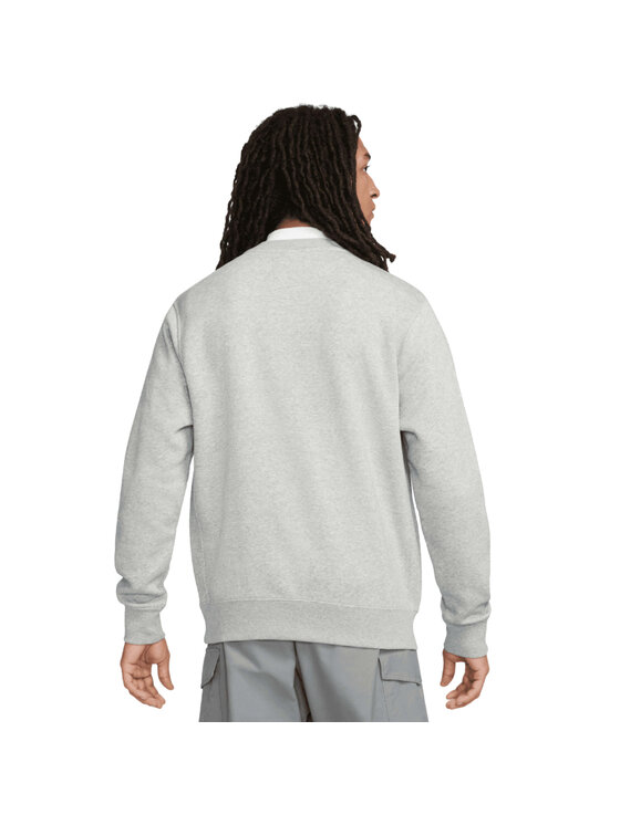 Nike Nike Felpa Sportswear Club Fleece Grigio Regular Fit